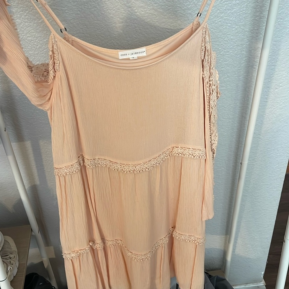 Coco Jameson dress S small- cold shoulder dress